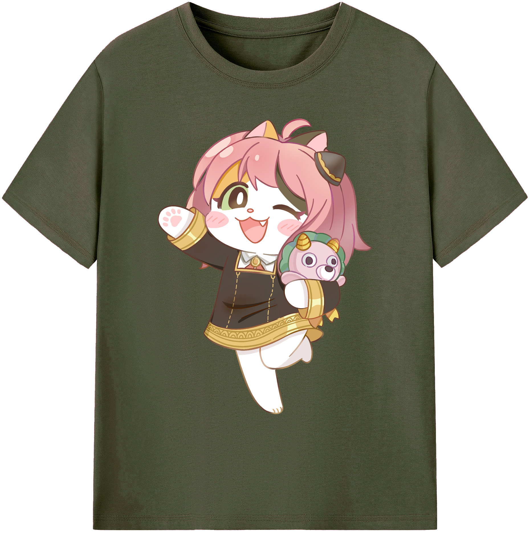 （画像用） SPY×FAMILY间谍家家酒 綿100％ メンズ半袖Tシャツ｜肌触りやわらか＆通気性